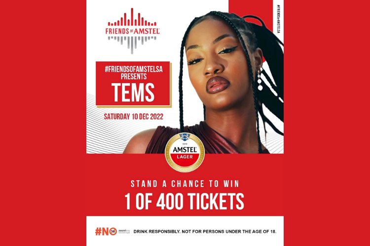 HERE IS HOW TO WIN TICKETS TO SEE TEMS LIVE AT THE FRIENDS OF AMSTEL SHOW
